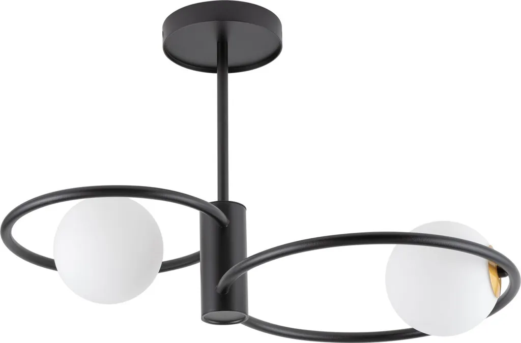 Plafonnier Aqua Sigma Lighting Noir et Blanc 2xG9 Métal 37x55x32 cm