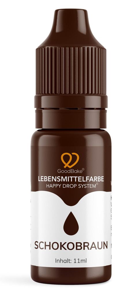 GoodBake Lebensmittelfarbe Schokobraun 11ml – flüssig, Produktbild 