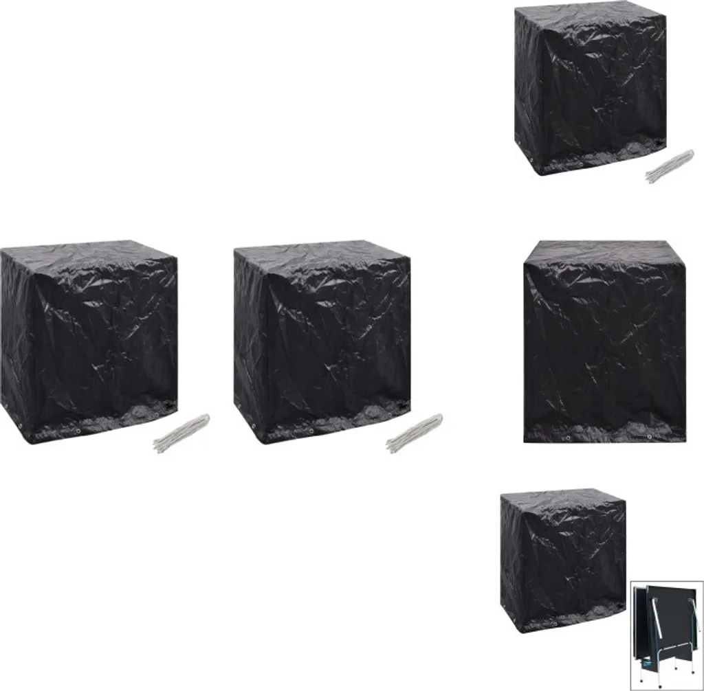 vidaXL Coperture per mobili da giardino e tavoli da ping pong 160x55x182cm - Coperture protettive per mobili da giardino