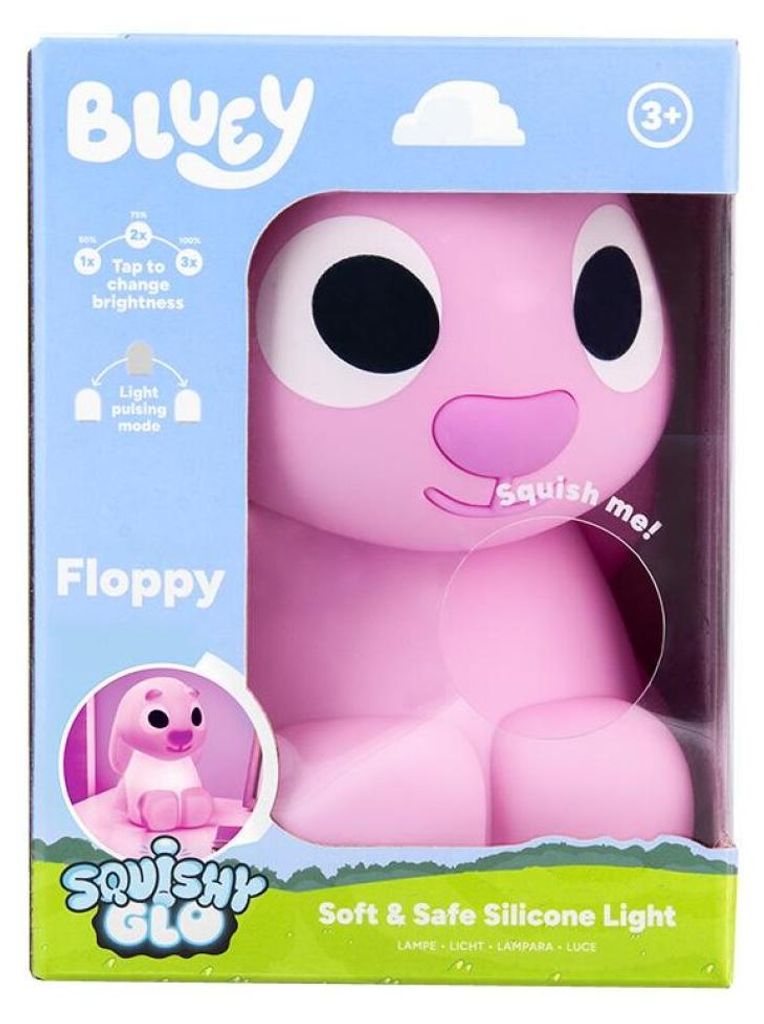 Lampe rechargeable en silicone Bluey SquishyGlo Image du produit 