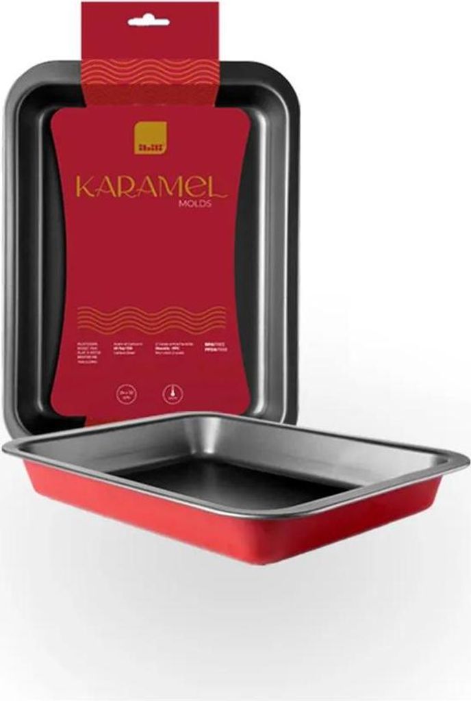 Plaque de cuisson Ibili-Karamel, acier au carbone, 24x32x5 Image du produit 