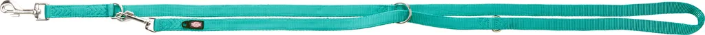 Laisse double épaisseur Trixie Premium ajustable bleu océan nylon