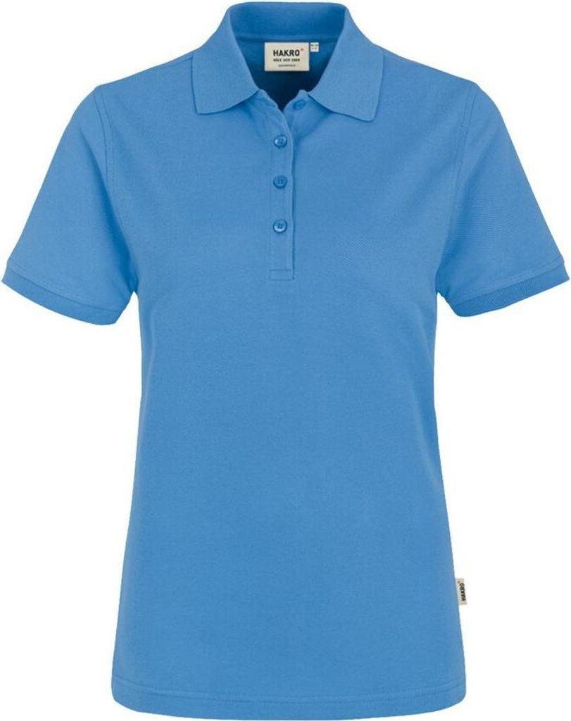 HAKRO Poloshirt Classic Damen #110 Gr. S malibublau