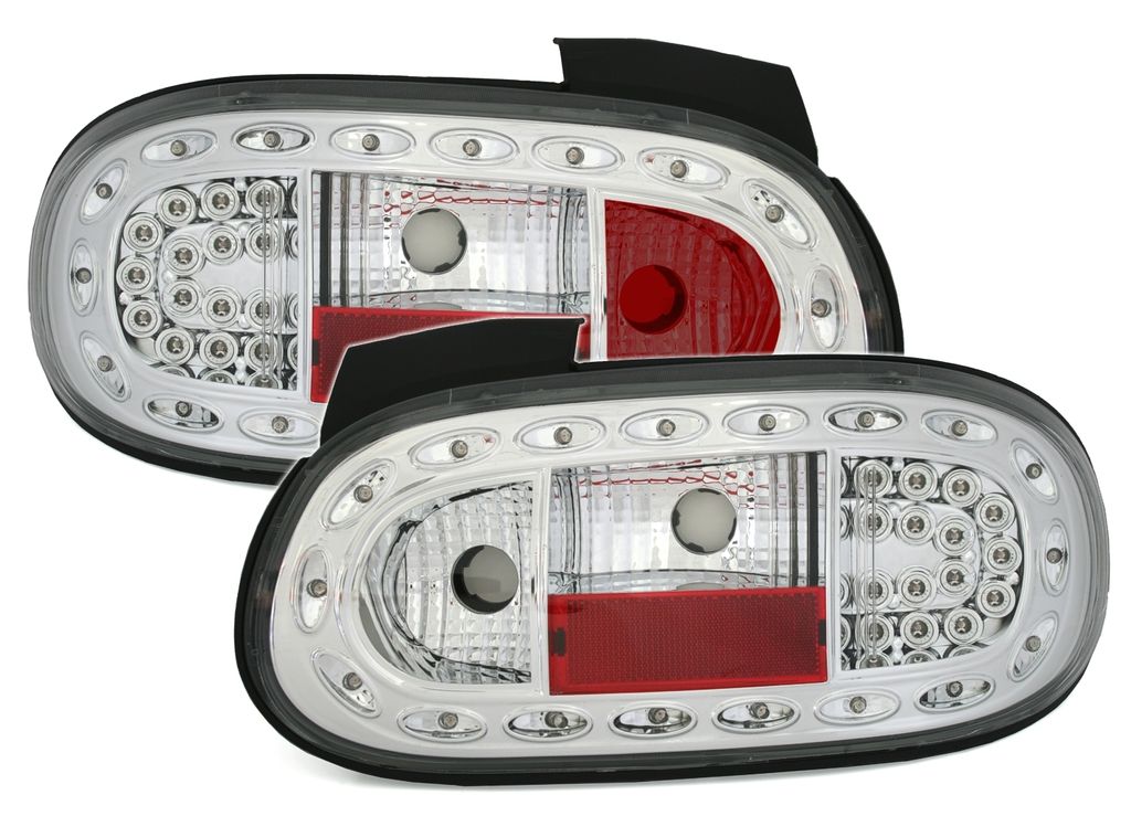 Eagle Eyes LED Rückleuchten Set in Chrom für Mazda MX-5 2 NB, Bj. 1998-2005