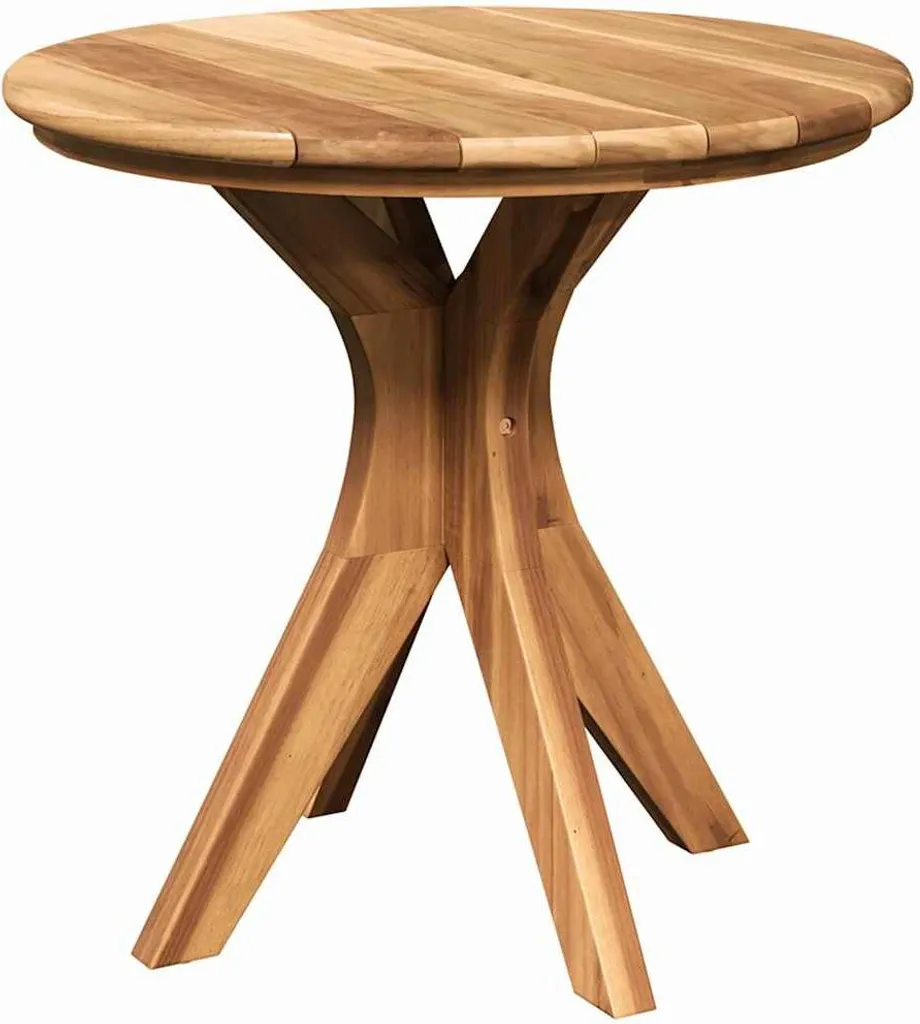 SYFAX™ Tavolo Laterale in Teak Solido 55x55x51 cm - Marrone Naturale
