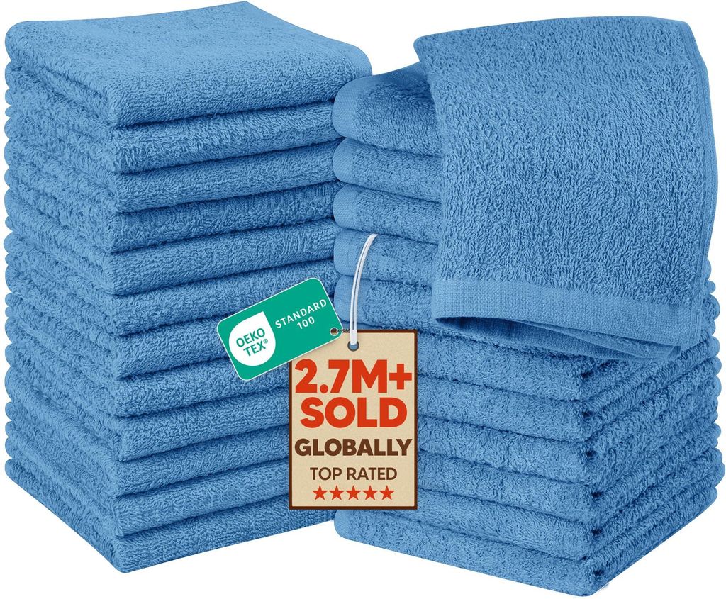 Utopia Handdoeken, 24 washandjes, 30 x 30 cm, (in de kleur Productafbeelding 