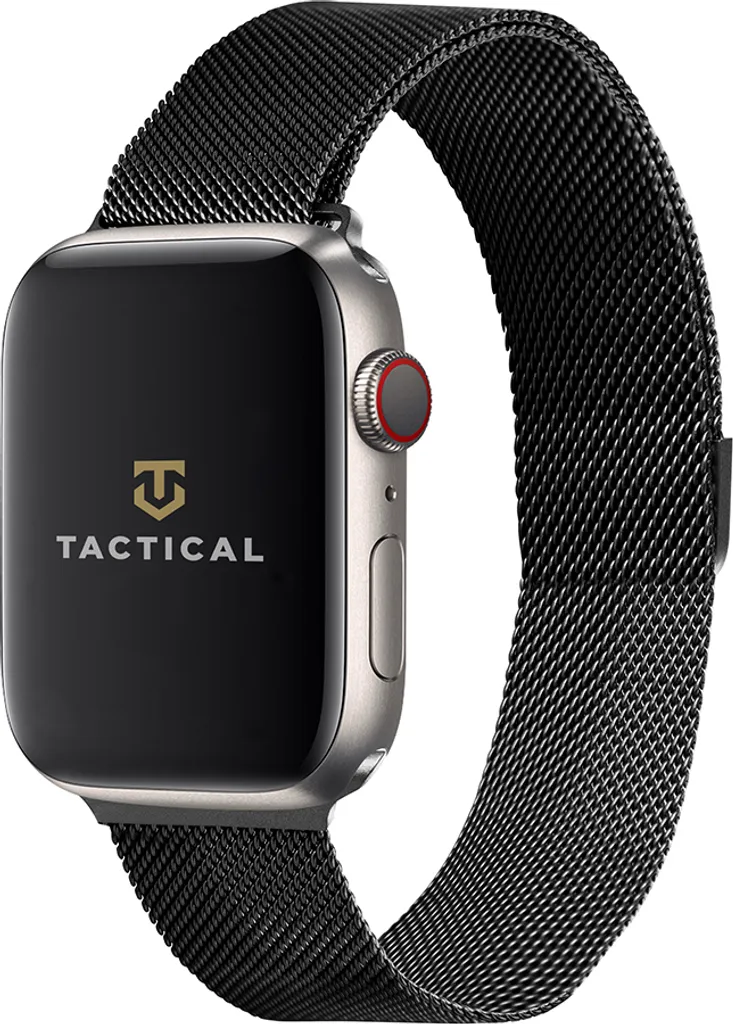 Tactical 42/44/45mm Black 351 Loop Magnetic Stainless Steel Band