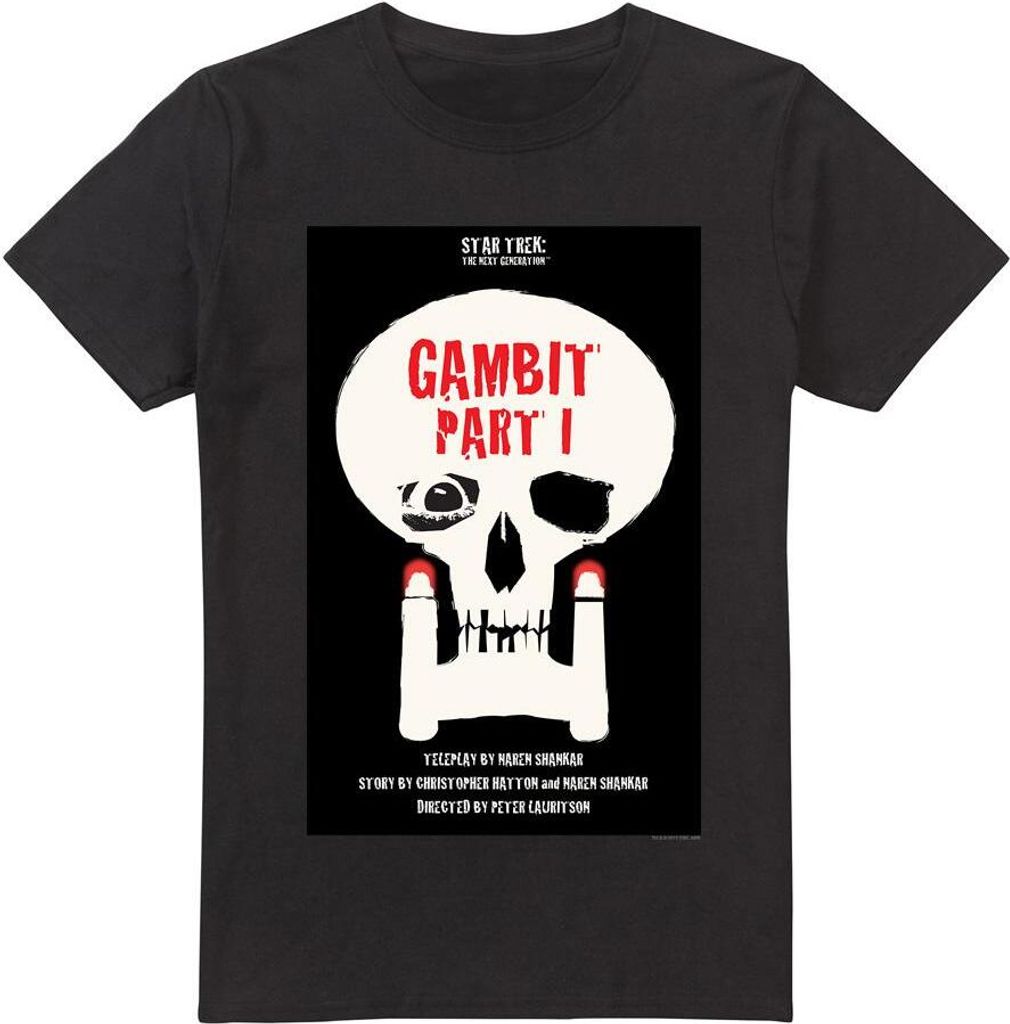 Star Trek - "The Next Generation Season 7 Episode 4" T-Shirt für Herren TV5459 (M) (Schwarz)