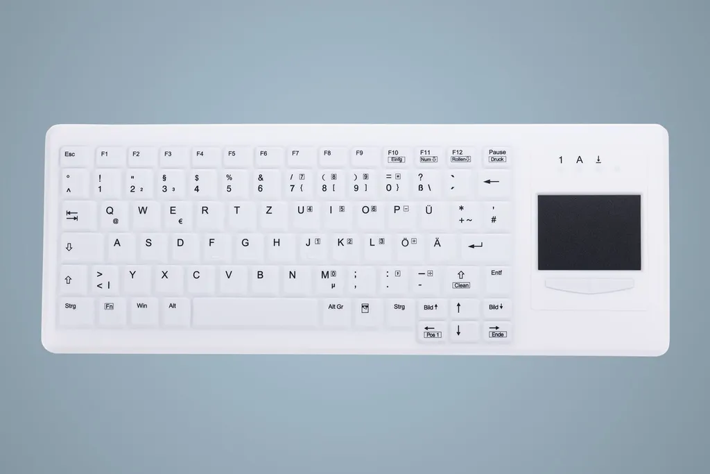 Clavier Hygiénique Contour ACTIVE KEY Compact et Étanche avec Pad - 2