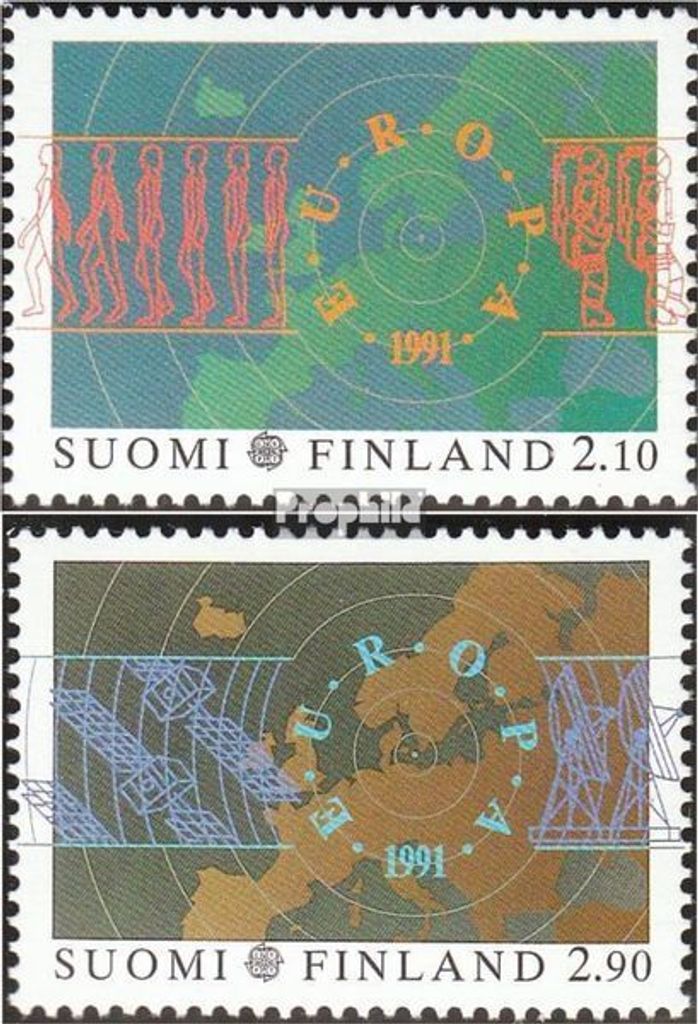 Briefmarken Finnland 1991 Mi 1144-1145 (kompl.Ausg.) Produktbild 