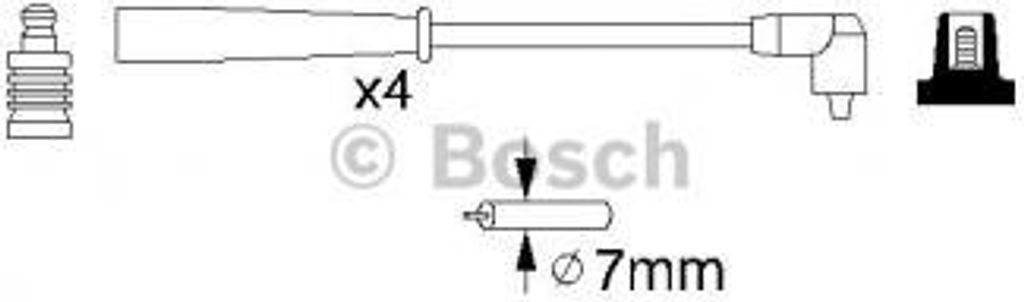 Bosch Zündleitungssatz 0 986 356 727