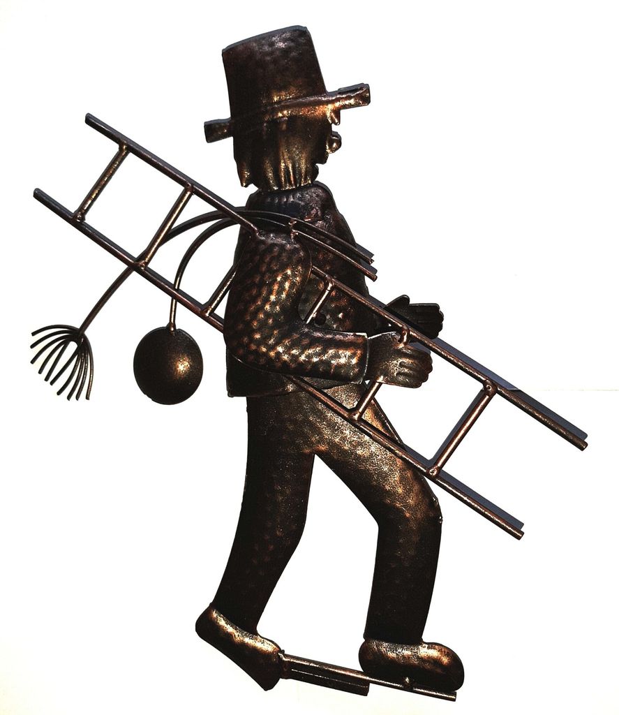 Westerholt 2102 Dachrinnen und Zaun-Figur Schonsteinfeger
