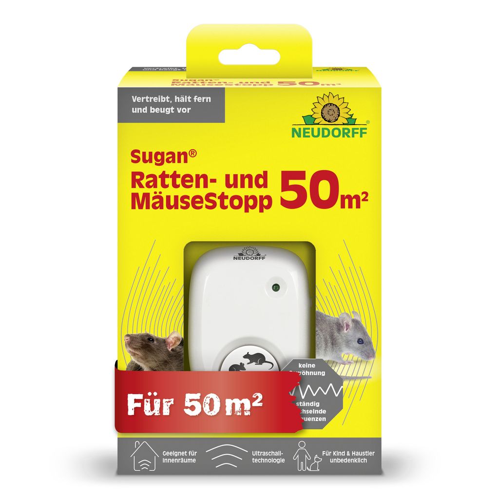 Neudorff Sugan Ratten- und MäuseStopp (für 50 m²) 1 Stk. Produktbild 