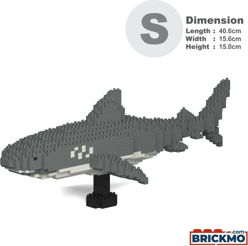 JEKCA Bricks Tiger Shark 01 ST19FH05 - Jeu de Construction Requin Tigre