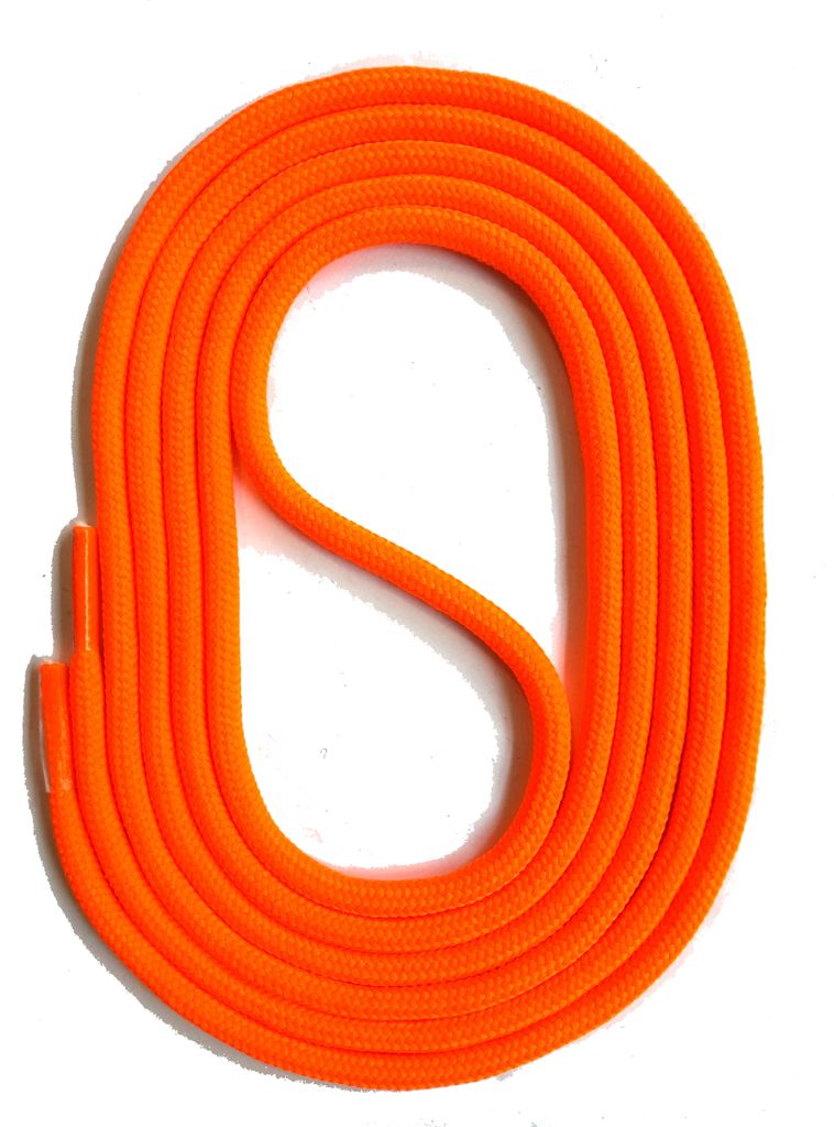 SNORS Schnürsenkel rund - NEONORANGE - 3mm - 110cm Produktbild 