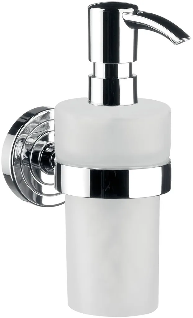 Dispenser Sapone Emco Polo 072100102 Bianco e Cromo | Design Bagno