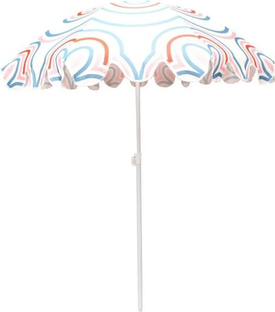 Parasol de plage 160 cm anti-UV - Fini l'encombrement avec ce modèle bleu