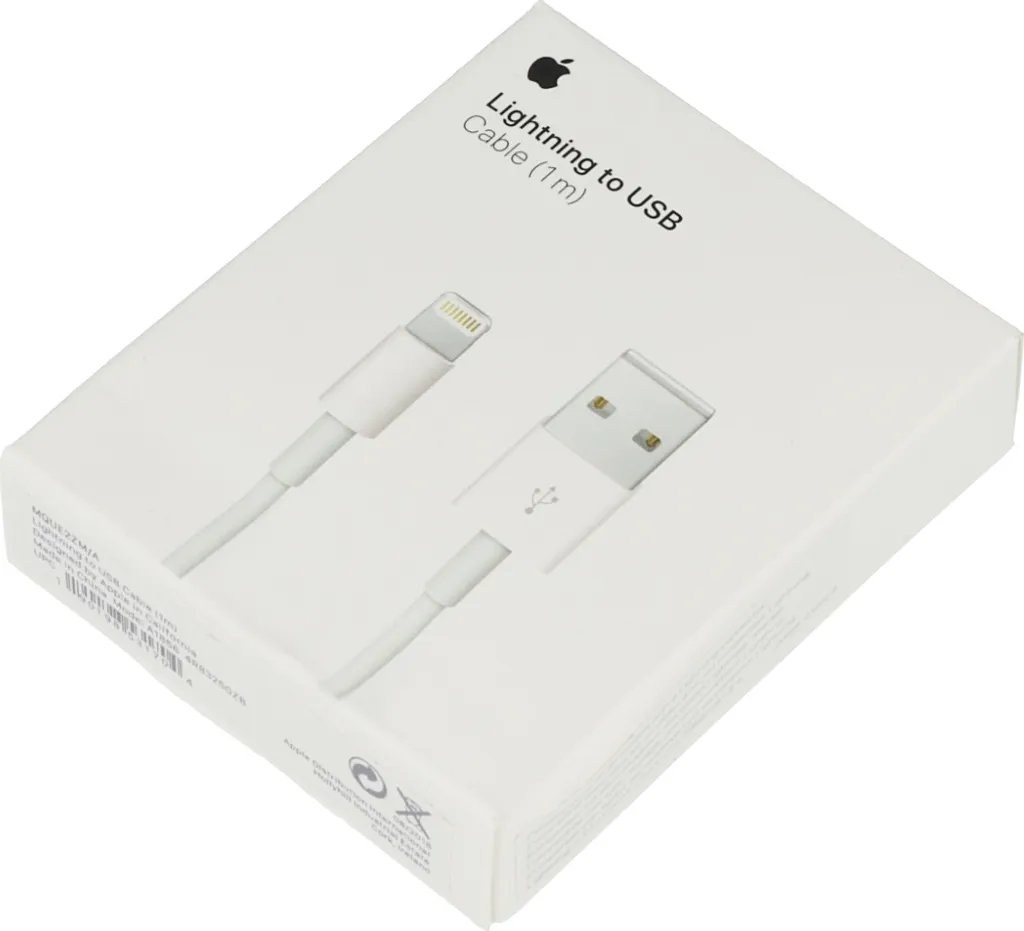 Cavo Lightning Apple MQUE2ZM/A 1m - Bianco Originale per iPhone - 15