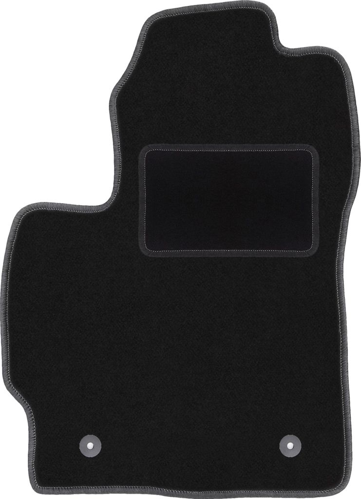 Fahrermatte schwarz für: Toyota Corolla E14 / E15 Limousine (2007-2012)