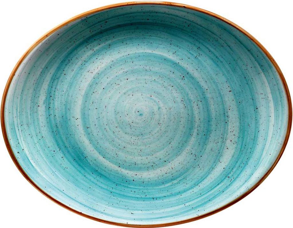 Aura Aqua Moove Platte oval 31x24cm - 6 Stück