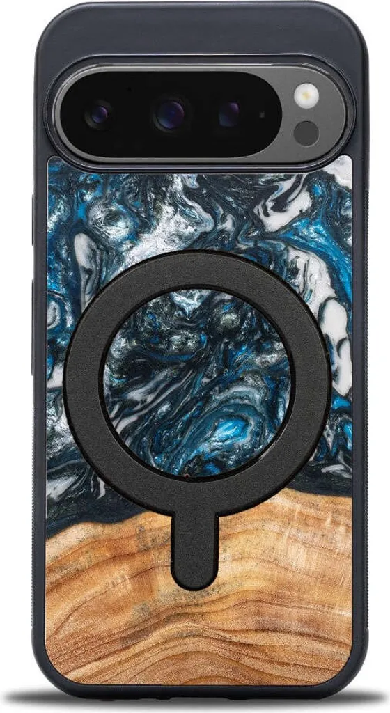 Custodia Google Pixel 9 Pro Bewood Unique Earth MagSafe Legno e Arte