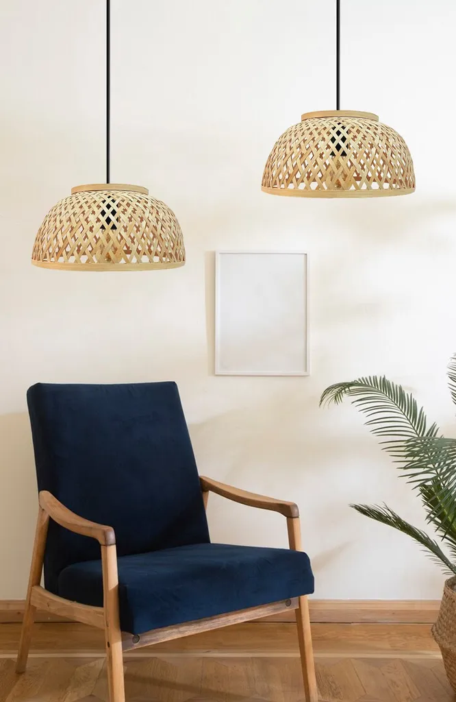 Lampadario Toolight App1628-1Cp Brown Vetro | Sospensione Robusta E27 - 6