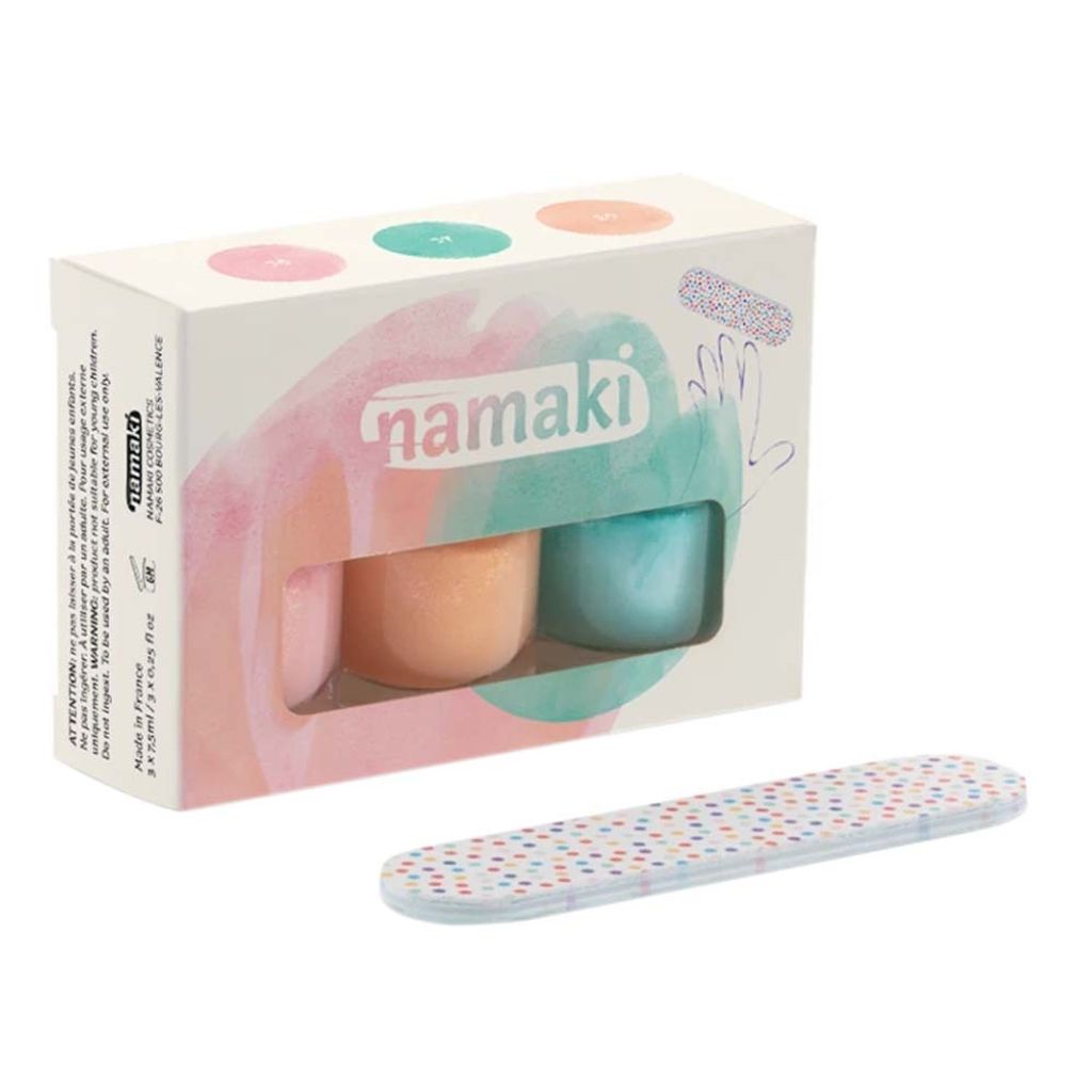 Nagellack Set - Candy Pink, Green Water, Pfirsich