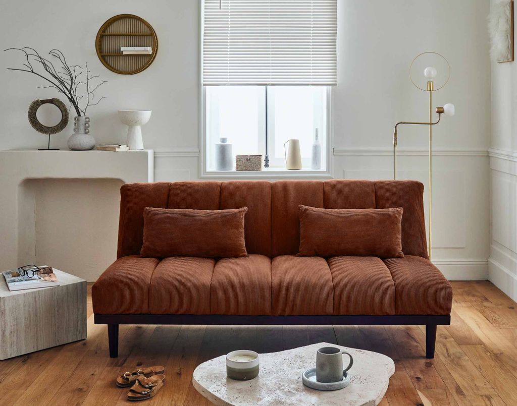 Best Möbel Samarra - 2-Sitzer Schlafsofa Klappsofa - Cord , Produktbild 