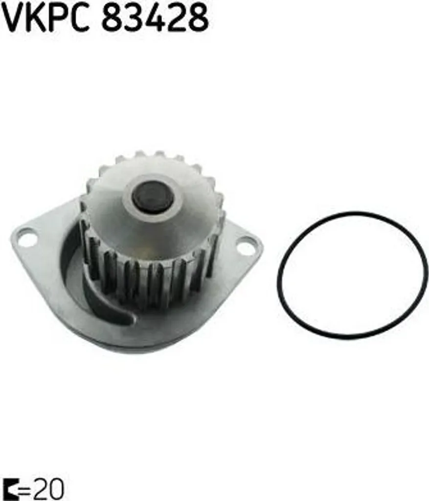 Pompe à Eau SKF pour Entretien Distribution Saxo Xsara 106 et 205