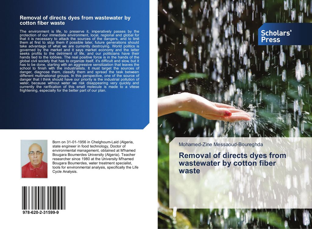 Removal of directs dyes from wastewater by Baumwolle fiber waste