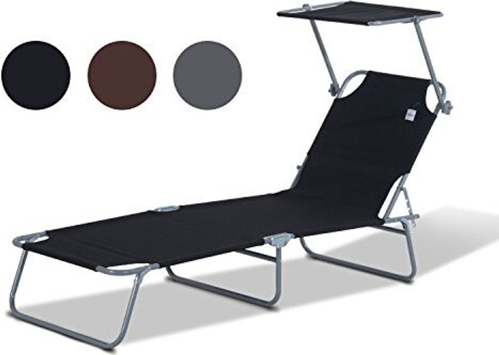 Outsunny Sonnenliege Gartenliege Wellnessliege Strandliege Produktbild 