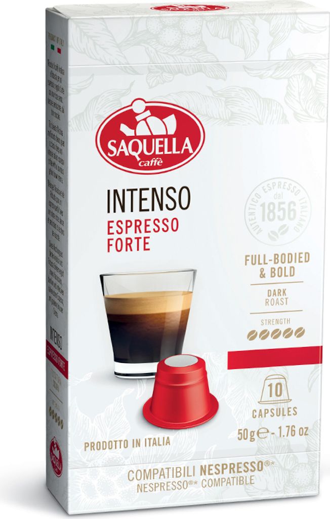 Bar Italia Espresso Intenso 10 x 5g Kapseln | Saquella