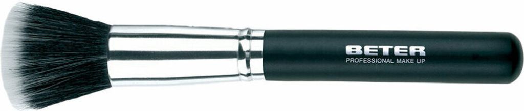 Beter 22254, Puderbürste, Abgerundet, Schwarz, Silber, Produktbild 