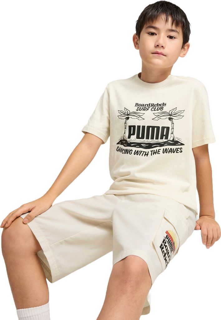 Puma T-shirt 685152-87 in Beige color size 16 años