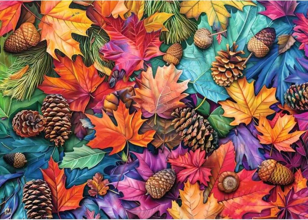 RAVENSBURGER Puzzlezauber des Herbstes 500 dlks