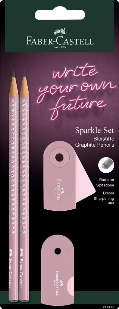 Schreibset Sparkle pearl rose shadows 4tlg Produktbild 