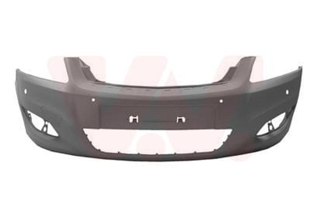 VAN WEZEL Stoßstange Stoßfänger für OPEL ZAFIRA B (A05) Grundiert 3796575