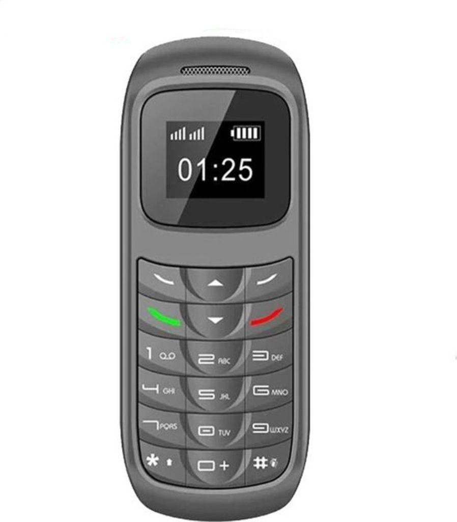 L8star Bm70 Mini Mobiltelefon Bluetooth Cell Wireless Headset Dialer GSM Gray