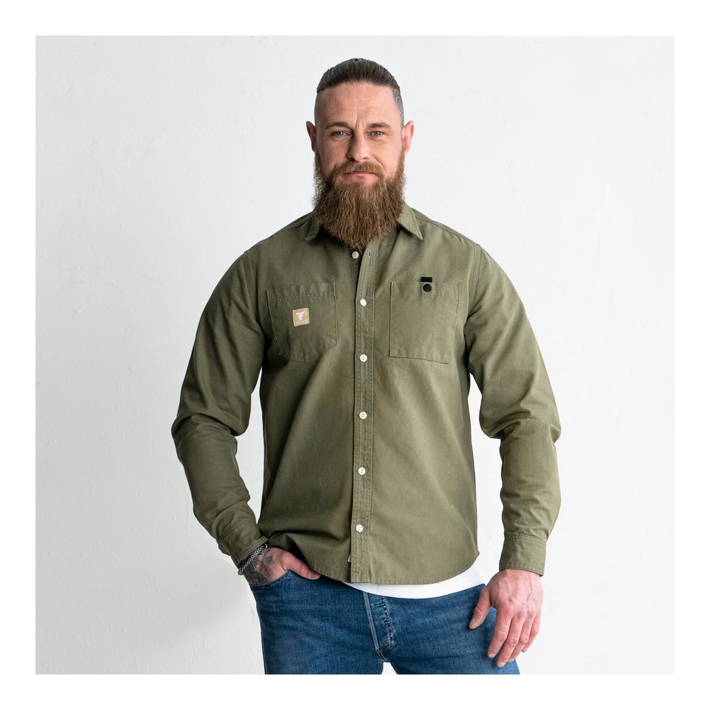 STIER Heavy Work Shirt Canvas bci Baumwolle XL Olive