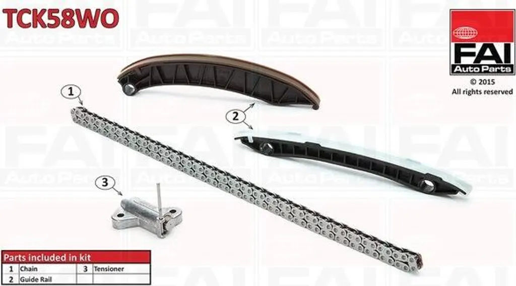 Chaîne de Distribution pour Moteur Renault Vivaro et Nissan 2.0 dCi