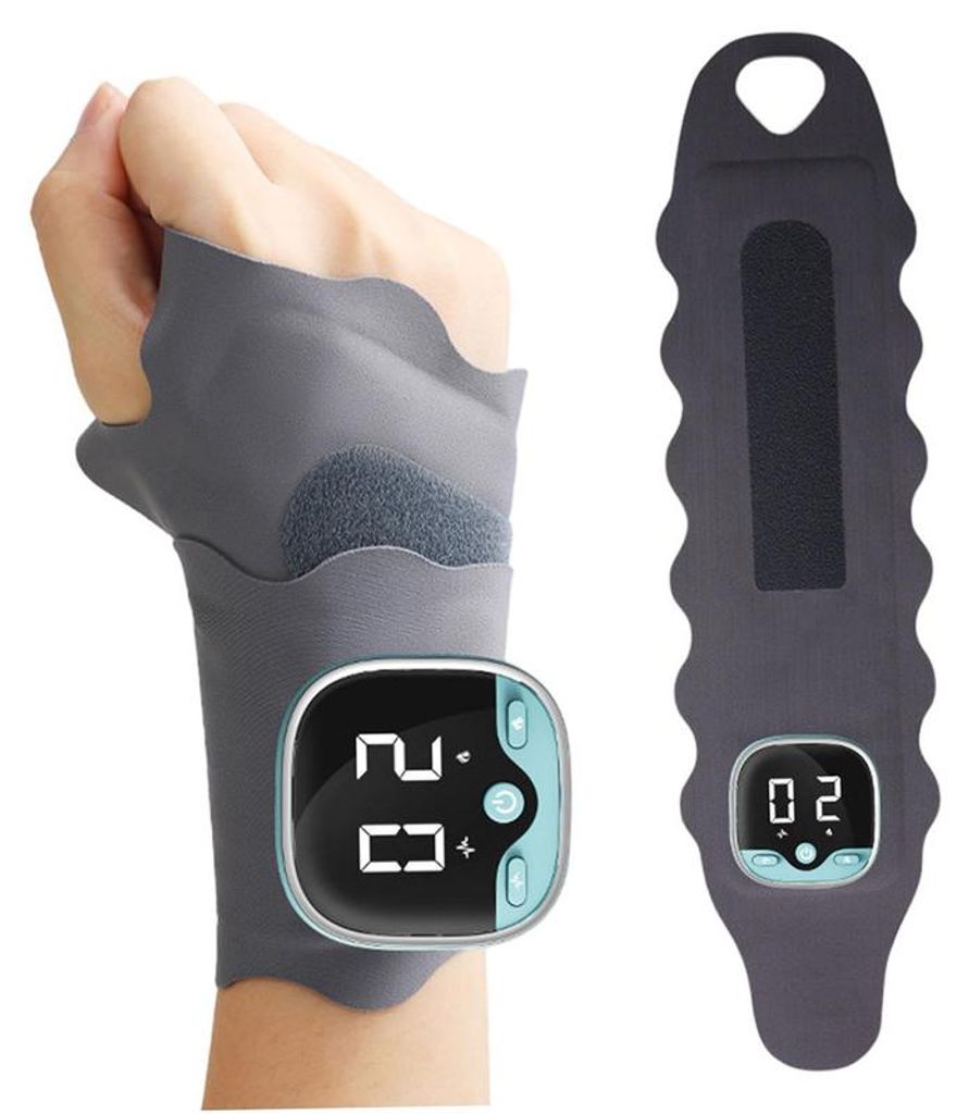 Kabellose Handgelenk Heizung – Beheizbare Bandage mit 3 Heizstufen & Akku, Verstellbare Handgelenkstütze, Ergonomische Wärme für Büro & Zuhause