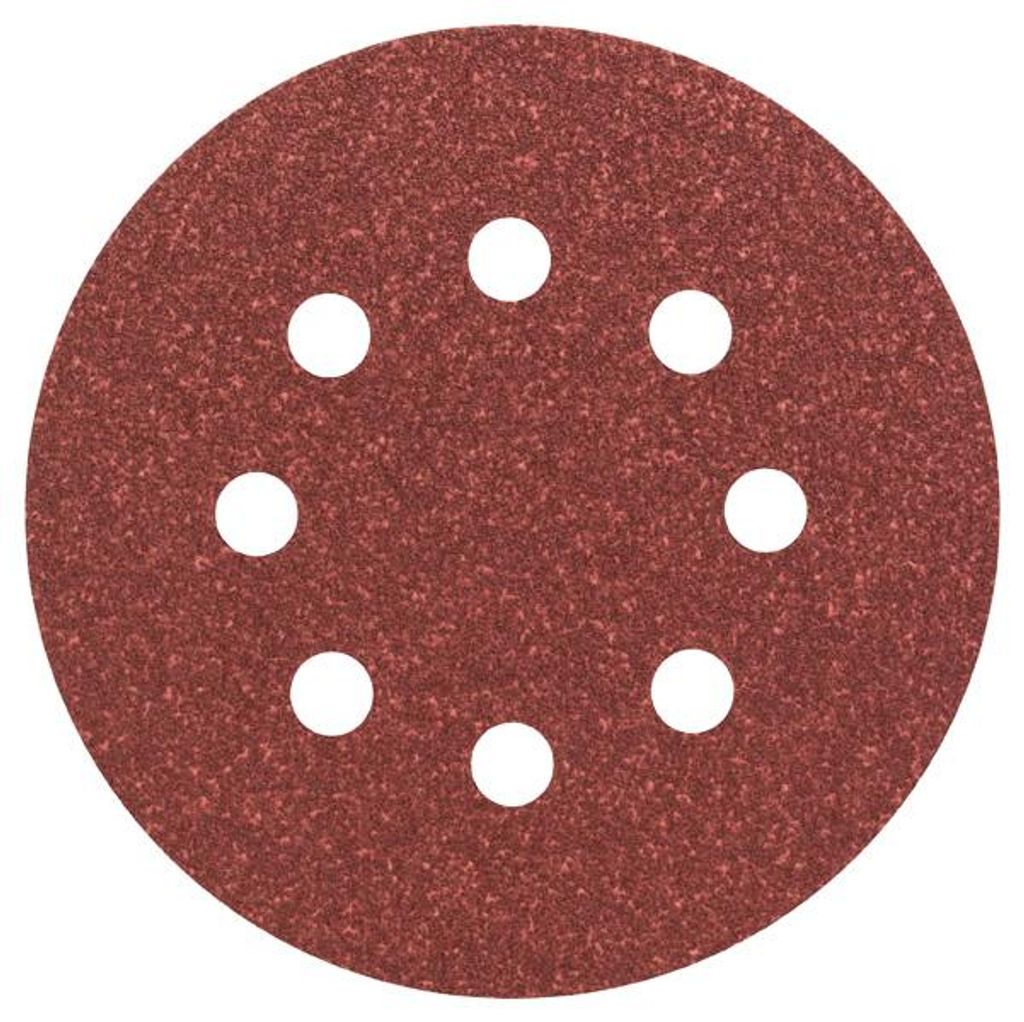 Vijfdelig schuurvelset, 125 mm, korrel 80 Productafbeelding 