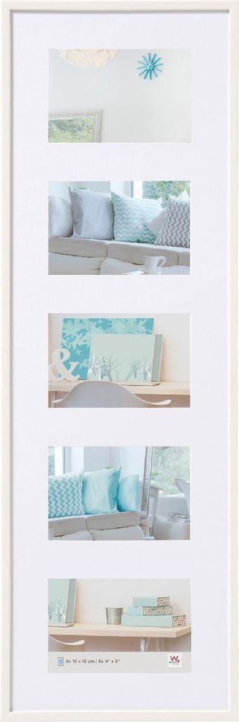 Walther Gallery Frame New Lifestyle 5 foto 10x15 cm bianco Immagine del prodotto 