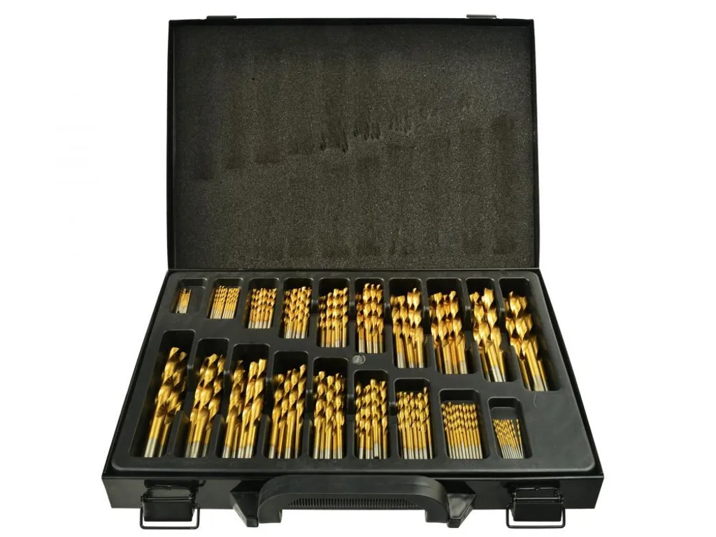 Foret Titane HSS Haute Performance pour Fer et Acier Set 170 Unités - 8