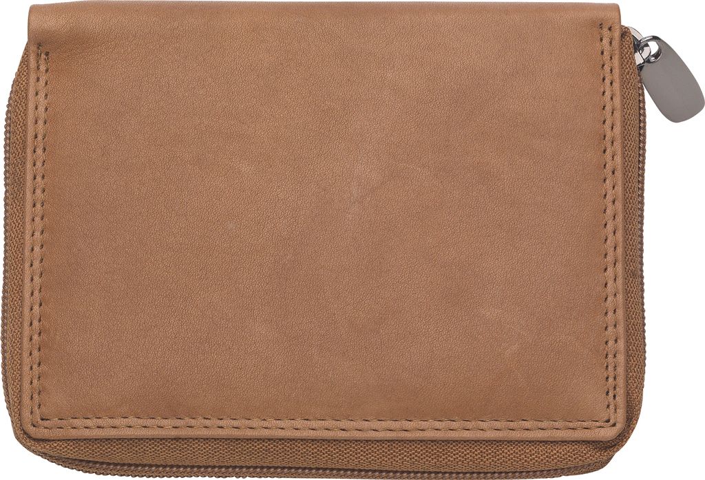 Josephine Osthoff Geldbörse Damen Leder Gross Portemonnaie mit Reißverschluss KleinGeldbörse Herren Kreditkartenetui RFID-Schutz Geldbeutel mit ...