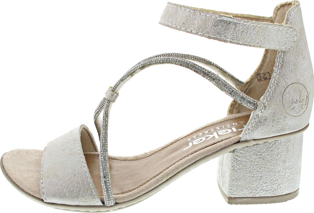 Rieker 64654-40 (39/fog-silver/weiss-silver) Produktbild 