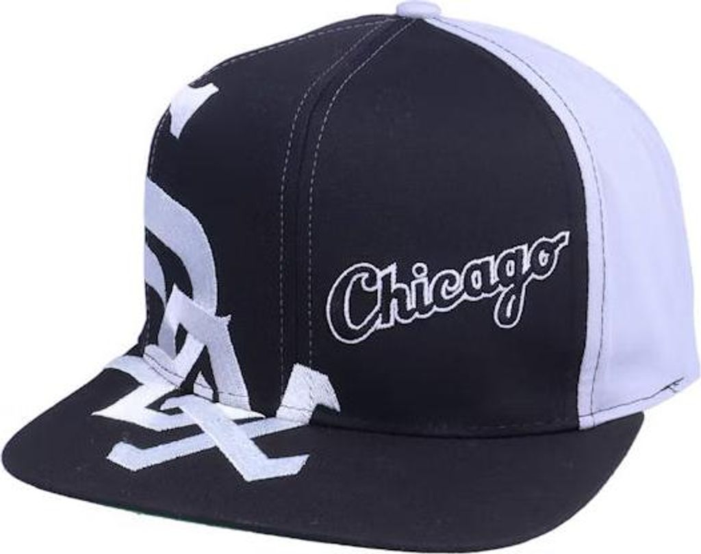 Twins Enterprise - Kinder - Chicago White Sox Big Text Snapback - Grau/Schwarz