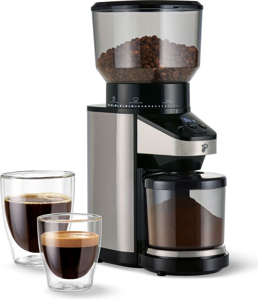 Tchibo elektrische Kaffeemühle, eingebaute Waage, Produktbild 