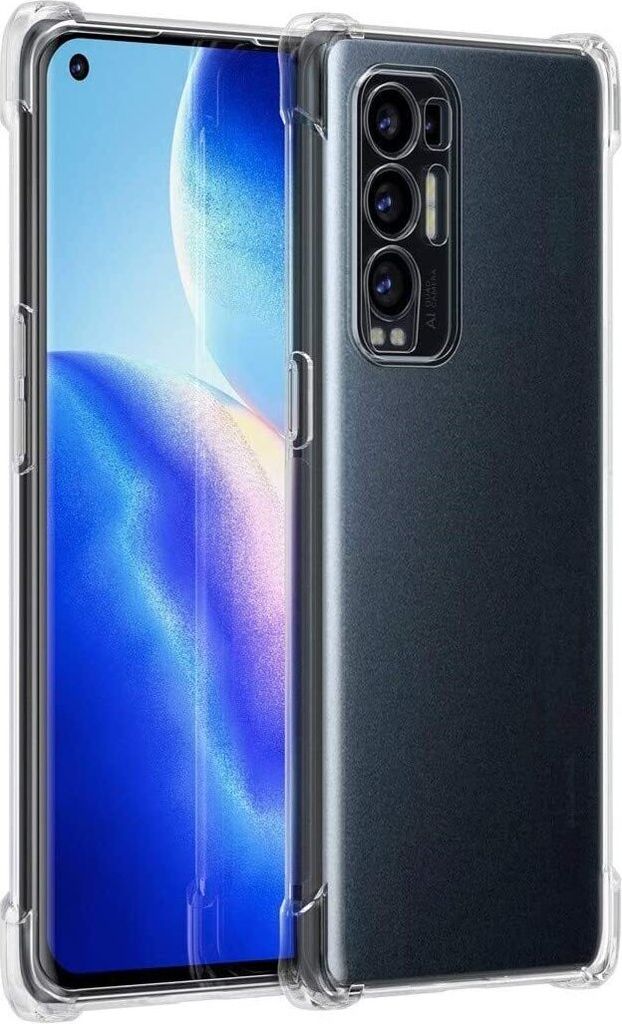 OPPO Find X3 Neo 5G Hülle, LaimTop Crystal Transparent Weich TPU Bumper Stoßfest Fallschutz Schutzhülle für OPPO Find X3 Neo 5G