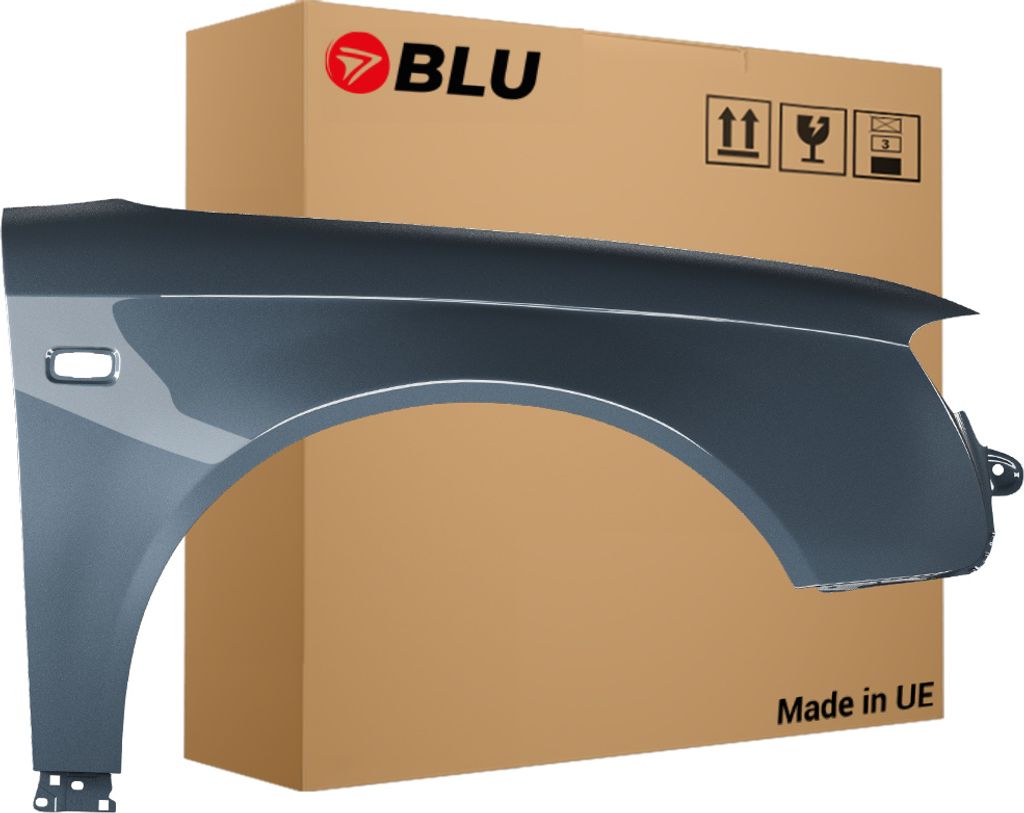 BLU Błotnik pasujący do Audi A4 B7 LX7Z Prawy Szary Zdjęcie produktu 